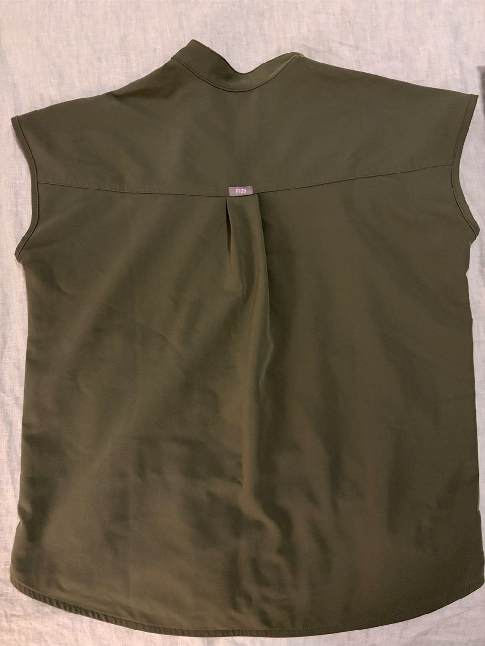 Rafaela oversized scrub top moss - Picture 5 of 5
